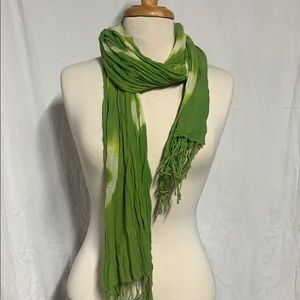 Green scarf